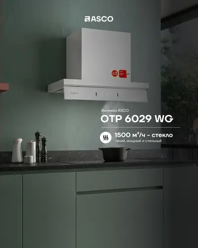 Встраиваемая Вытяжка ASCO OTP 6029 WG